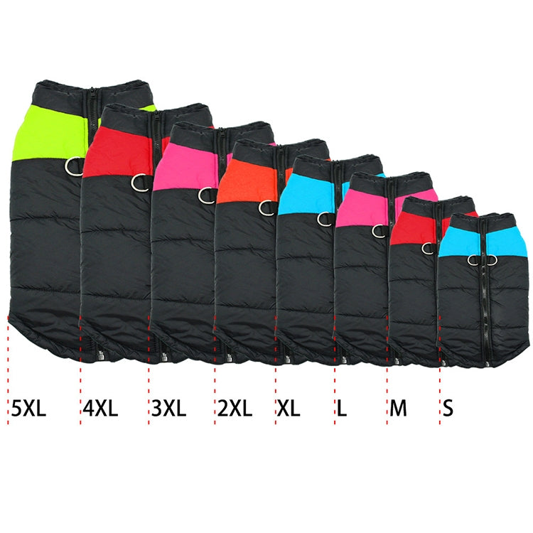 Pet Dog Cotton Vest Ski Suit, Size: 5XL, Chest: 68cm, Back Length: 60cm