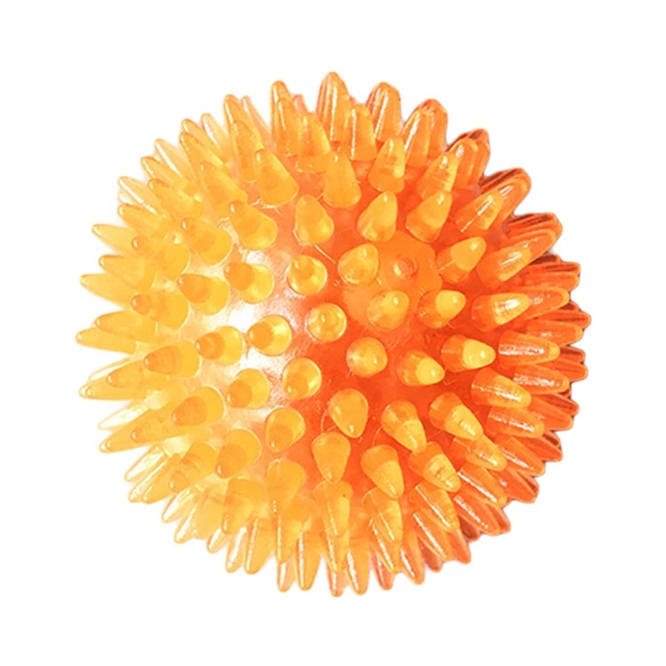 Pet Sounding Toy Hedgehog Ball Golden Retriever Molar Bite Resistant Tooth Toy for Large Pets, Small, Diameter: 6.5cm, Random Color Delivery