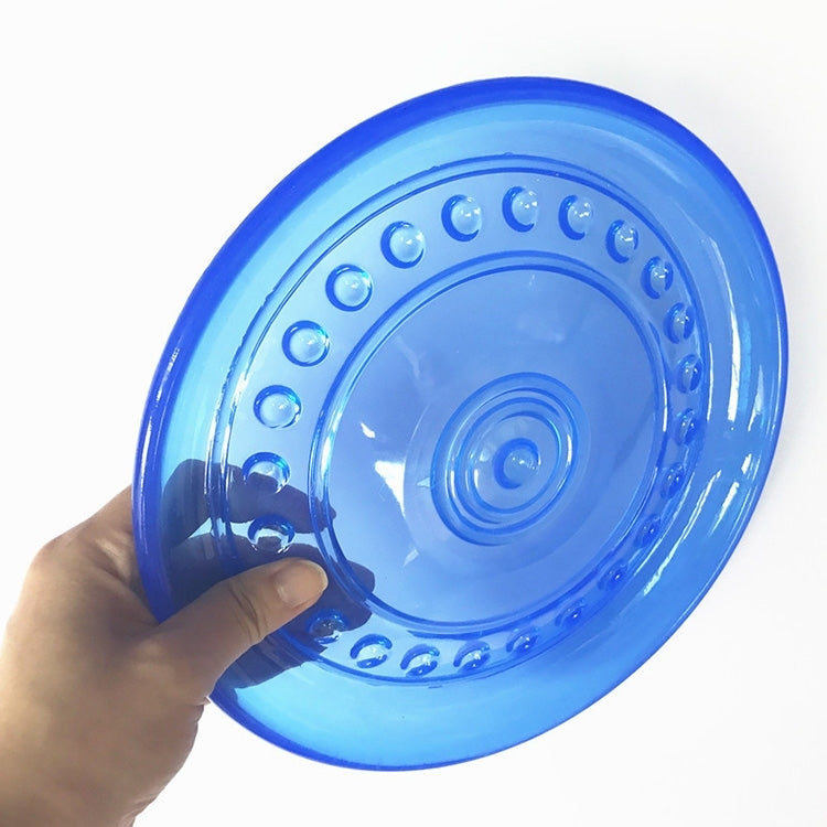 Pet Flying Disc Golden Retriever TPR Soft Bite Resistant Flying Saucer Toy for Large Pets, Small, Diameter: 15.5cm, Random Color Delivery