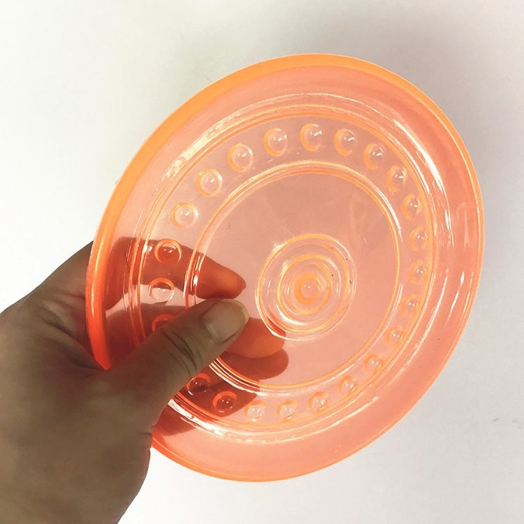 Pet Flying Disc Golden Retriever TPR Soft Bite Resistant Flying Saucer Toy for Large Pets, Small, Diameter: 15.5cm, Random Color Delivery