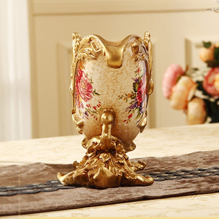Retro Water Safflower Wine Rack European Resin Process Wine Bottle Holder Home Decoration Interior Crafts