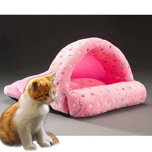 Pet Supplies Detachable Pets Nest Cute Slippers Shape Mongolia Bag Cat Dog House, Large, Size:60*50cm(Pink)