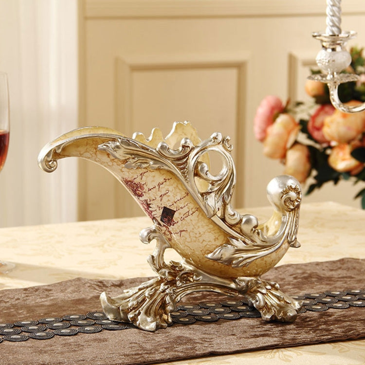 Retro English Elphabet Print Wine Rack European Resin Process Wine Bottle Holder Home Decoration Interior Crafts