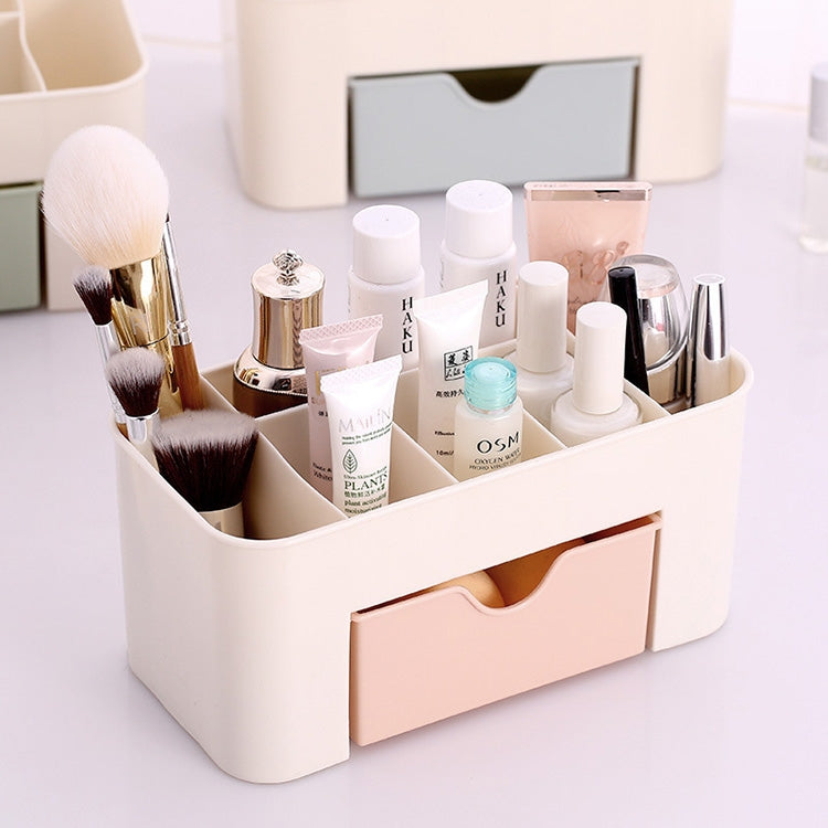 Multi-function Sub Format Desktop Cosmetics Tableware Organize Debris Storage Box Container Holder with Drawer