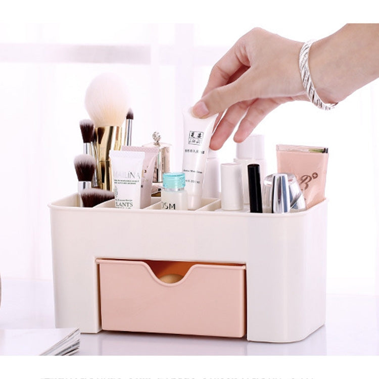 Multi-function Sub Format Desktop Cosmetics Tableware Organize Debris Storage Box Container Holder with Drawer