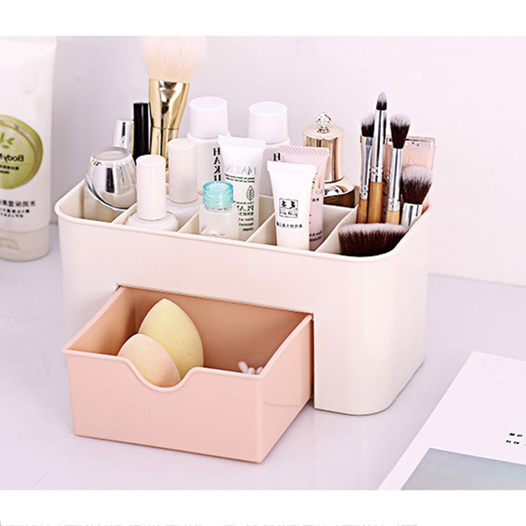 Multi-function Sub Format Desktop Cosmetics Tableware Organize Debris Storage Box Container Holder with Drawer