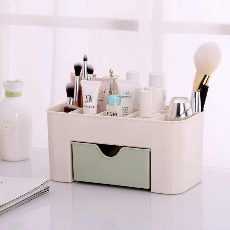 Multi-function Sub Format Desktop Cosmetics Tableware Organize Debris Storage Box Container Holder with Drawer