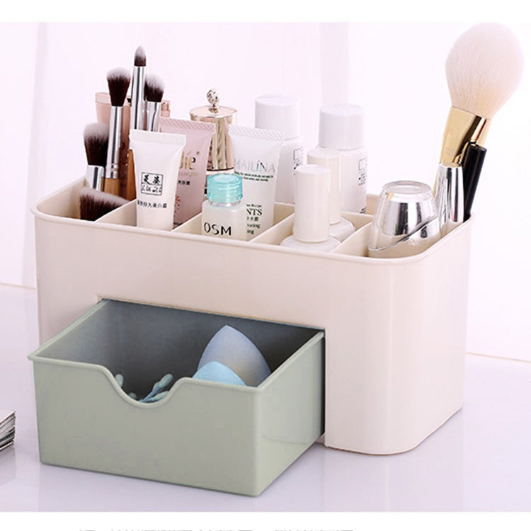 Multi-function Sub Format Desktop Cosmetics Tableware Organize Debris Storage Box Container Holder with Drawer