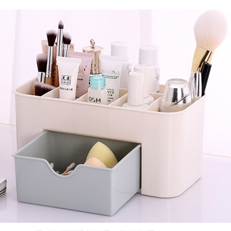 Multi-function Sub Format Desktop Cosmetics Tableware Organize Debris Storage Box Container Holder with Drawer