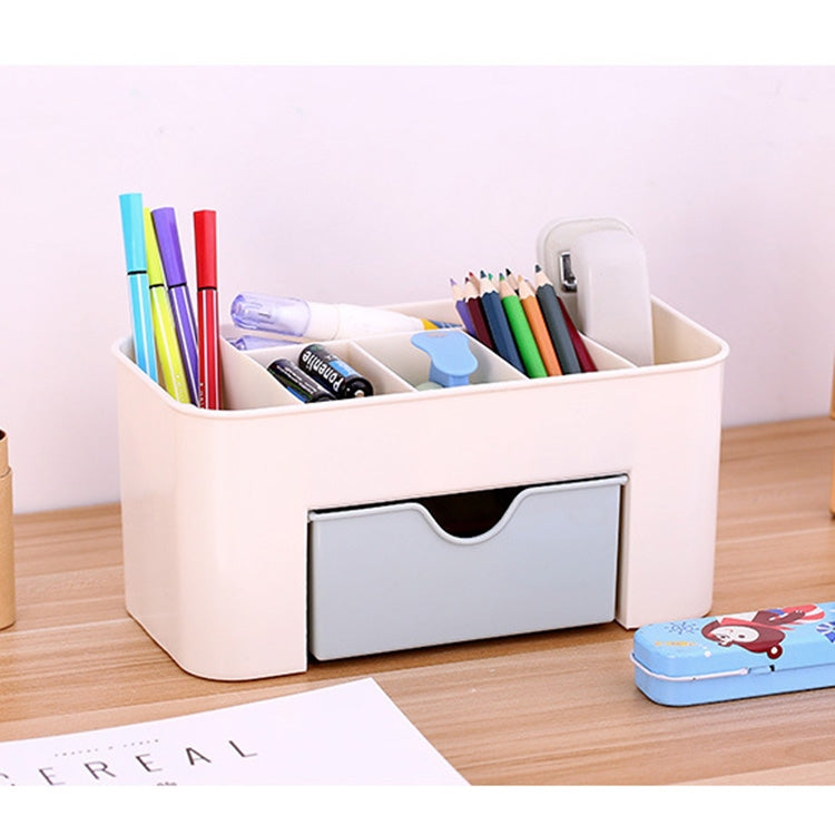Multi-function Sub Format Desktop Cosmetics Tableware Organize Debris Storage Box Container Holder with Drawer