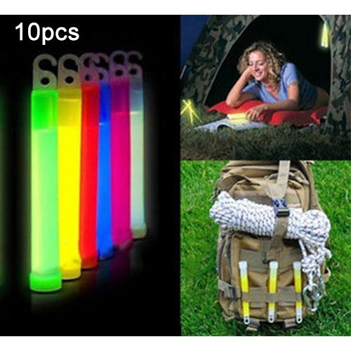 10 PCS Survival Emergency Signal Chemical Light Up Glow Sticks Camping Outdoor Tools, Size:15*1.5cm, Random Color Delivery