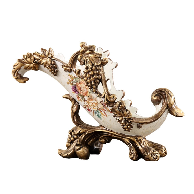 Retro Flower Print Wine Rack European Resin Process Wine Bottle Holder Home Decoration Interior Crafts
