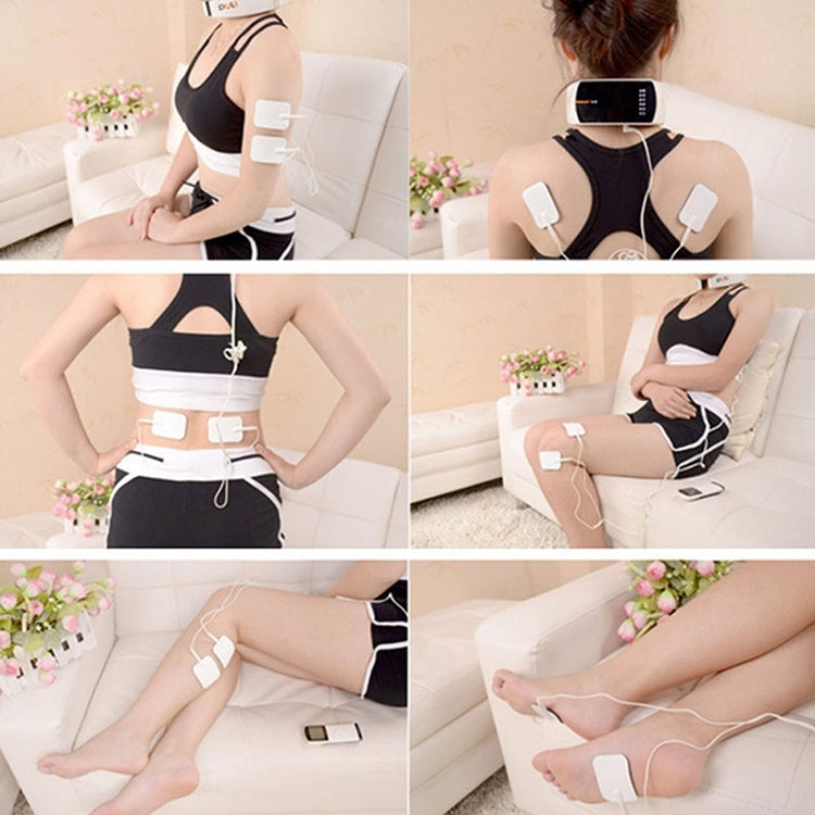 6W Electric Back Neck Shoulder Infrared Heated Electrical Pulse Body Massager, AC 220V