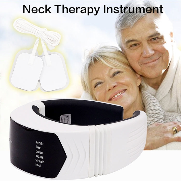 6W Electric Back Neck Shoulder Infrared Heated Electrical Pulse Body Massager, AC 220V