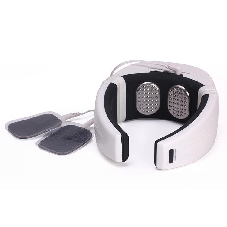 6W Electric Back Neck Shoulder Infrared Heated Electrical Pulse Body Massager, AC 220V