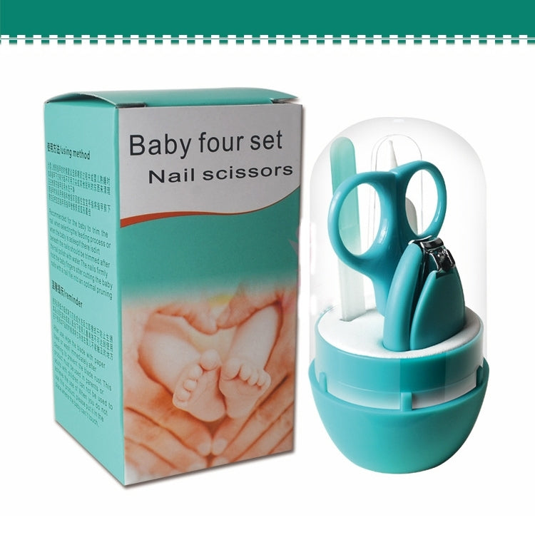 Baby Nail Care Four Piece Suit Set Multifunction Infant Finger Trimmer Scissors