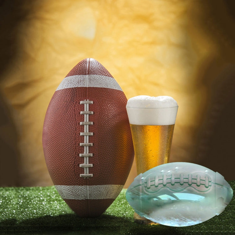 Rugby Shape 3D Ice Cube Mold Maker Bar Party Silicone Trays Chocolate Mold Kitchen Tool