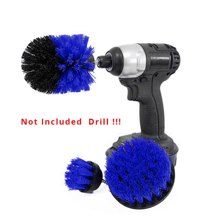 3 PCS Bathroom Kitchen Cleaning Brushes Kit for Electric Drill