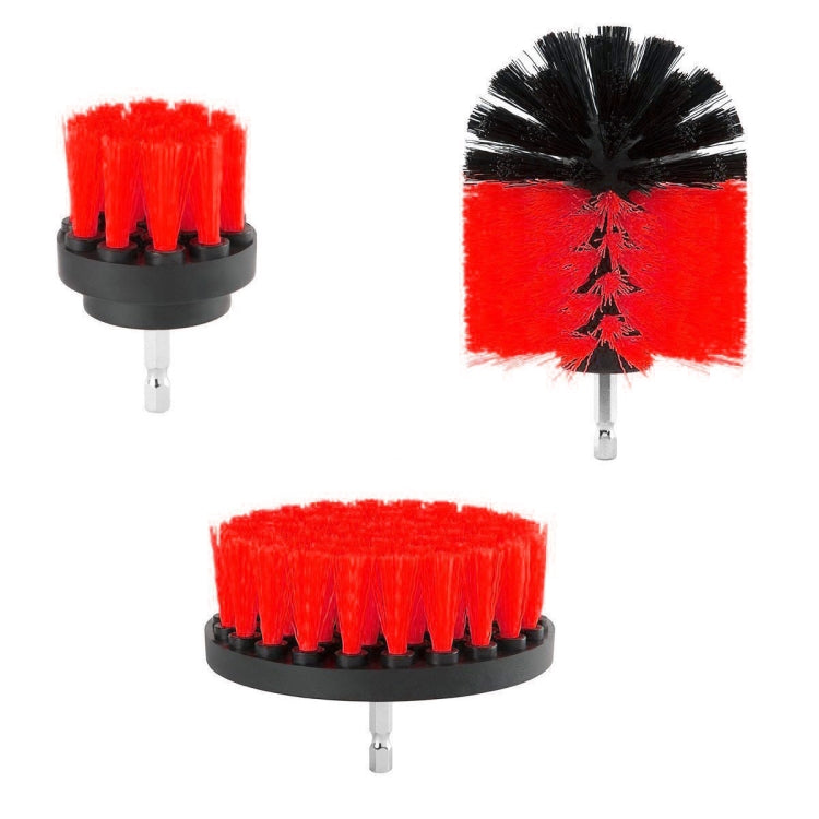 3 PCS Bathroom Kitchen Cleaning Brushes Kit for Electric Drill