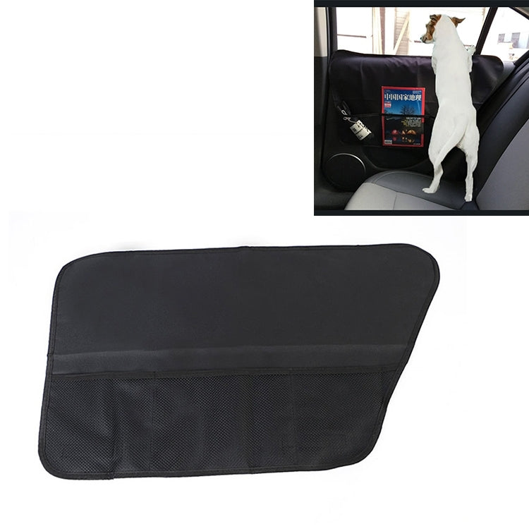 1 Pair Car Doors Inner Sides Pets Scratch-resistant Pads Oxford Cloth Car Door Protective Pad Storage Bag, Size: 70*40cm