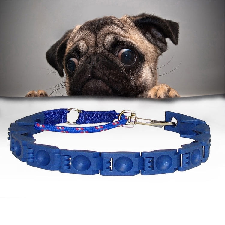 Adjustable Dog Collar Large Dogs Pet Train Belt With CD Disk Pets Collar, Collar Size:16.5*16*2.7cm