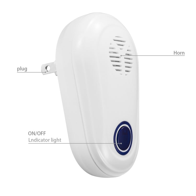 4W Electronic Ultrasonic Anti Mosquito Rat Mouse Cockroach Insect Pest Repeller,