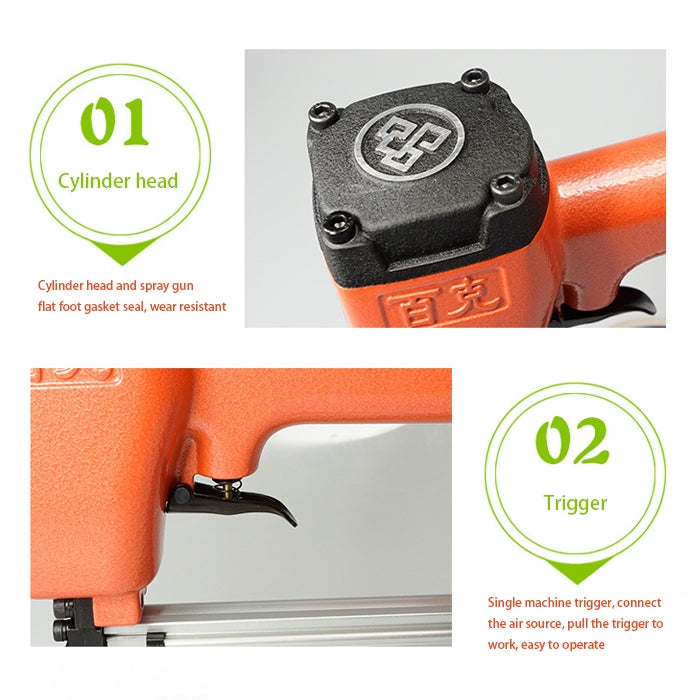F-30X Pneumatic Nail Grab Decoration Woodworking Tools Gas Nail Gun