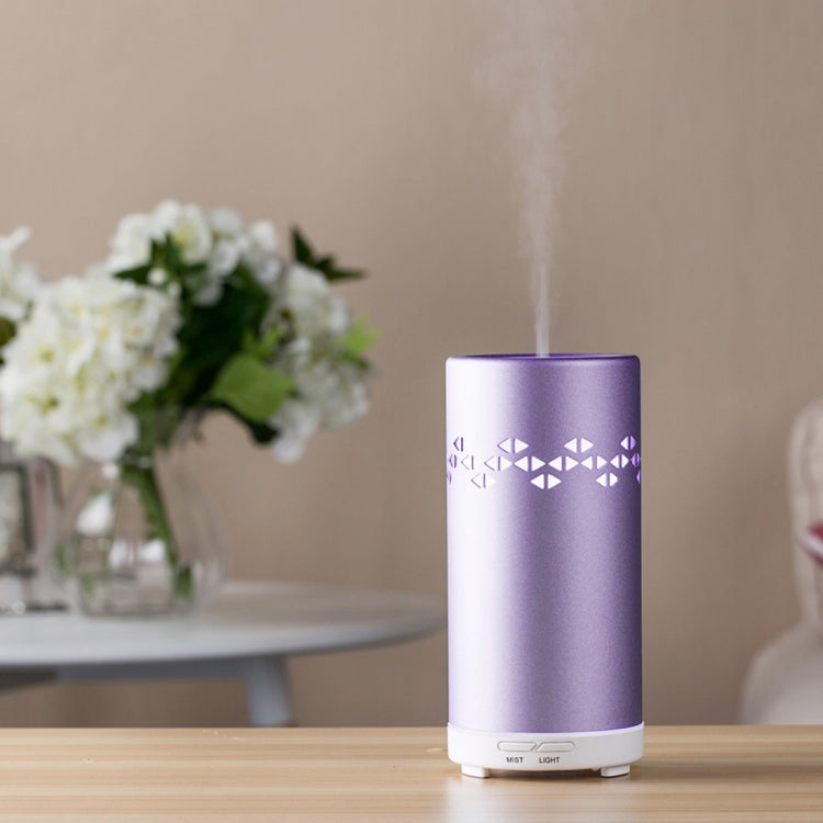 Fea J87 Portable Geometric Pattern Aluminum Colourful Breathing LED Light 100ML Ultrasonic Mist Air Humidifier for Home & Office