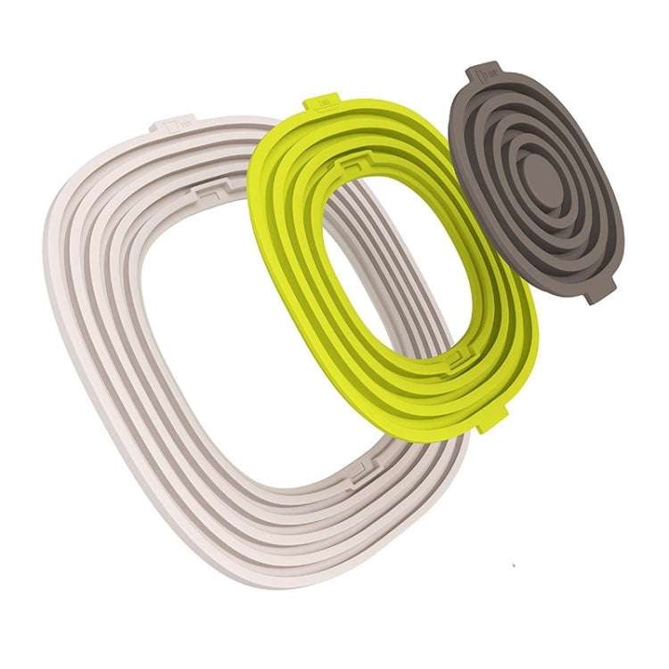 2 PCS Creative Three PCS / Sets Kitchen Silicone Placemat Table Mats High Temperature Insulation Mat