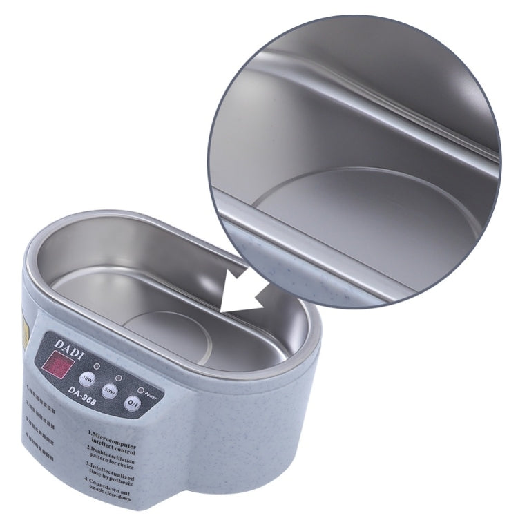 Mini Electric Ultrasonic Cleaner Machine for / Glasses / Jewelry / Watchï¼ŒCapacity 600ml