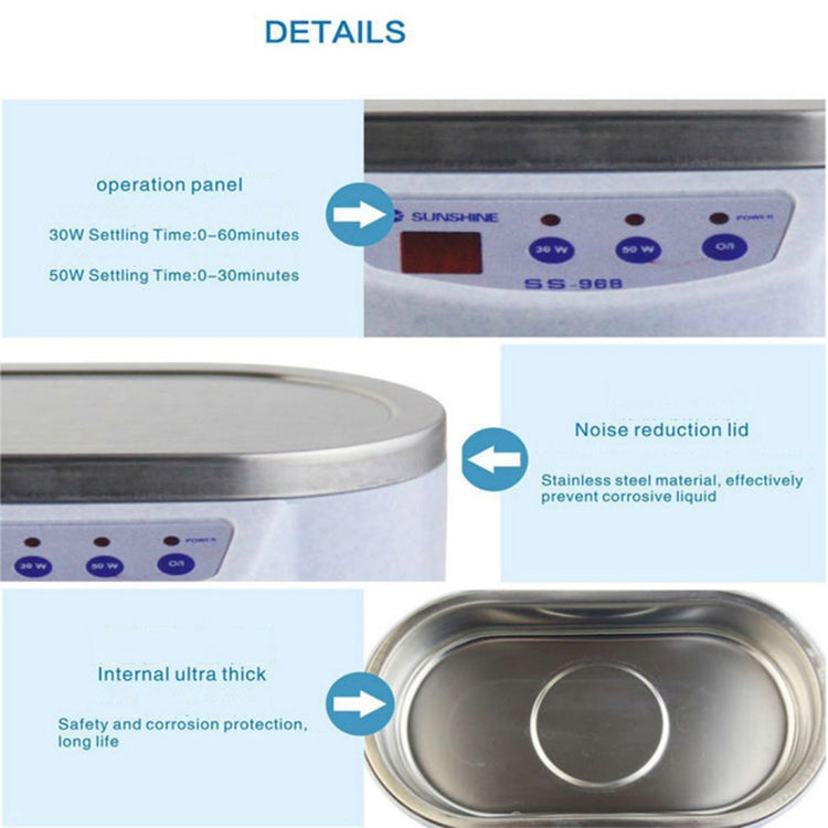 Mini Electric Ultrasonic Cleaner Machine for / Glasses / Jewelry / Watchï¼ŒCapacity 600ml