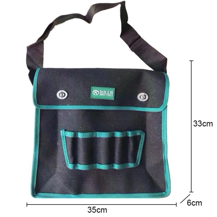 02 Type Canvas Cloth Thickening Electrician Belt Pouch Maintenance Tools Shoulder Bag Convenient Tool Bag