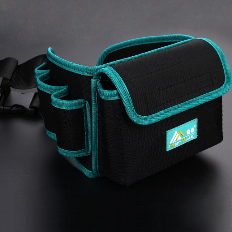03 Type 7 In 1 Canvas Cloth Thickening Electrician Belt Pouch Maintenance Tools Waist Bag Convenient Tool Bag