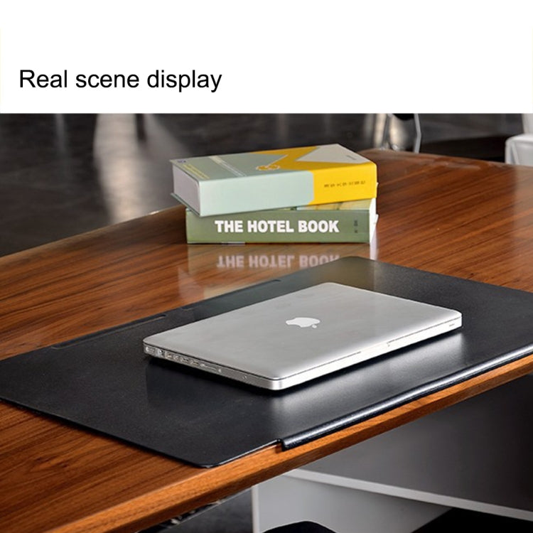 Increase Thickening Table Mat Computer Desk Mat Writing Desk Mats Size: 40 x 65 cm(Black)