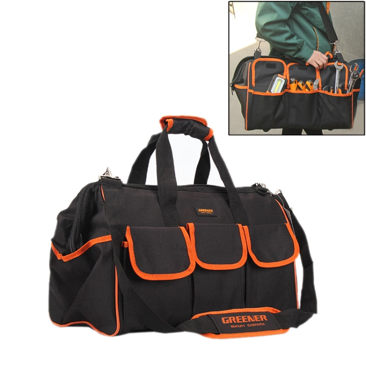 Multi-function Oxford Cloth Electrician Belt Pouch Maintenance Tools Handbag Shoulder Bag Convenient Tool Bag, Size : 15 inch