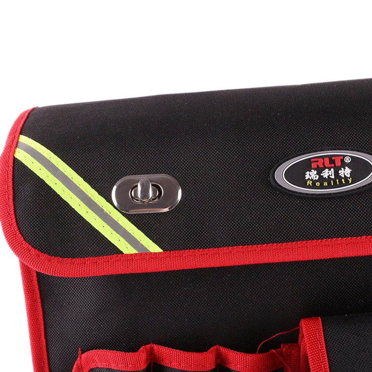 Reality Multi-function Oxford Cloth Electrician Belt Pouch Maintenance Tools Shoulder Bag Convenient Tool Bag, Size : L