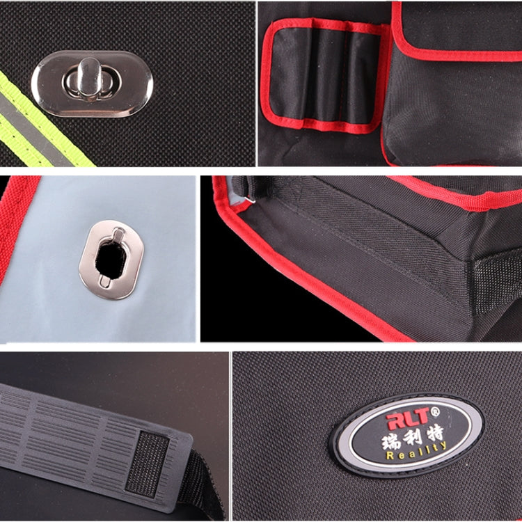 Reality Multi-function Oxford Cloth Electrician Belt Pouch Maintenance Tools Shoulder Bag Convenient Tool Bag, Size : L