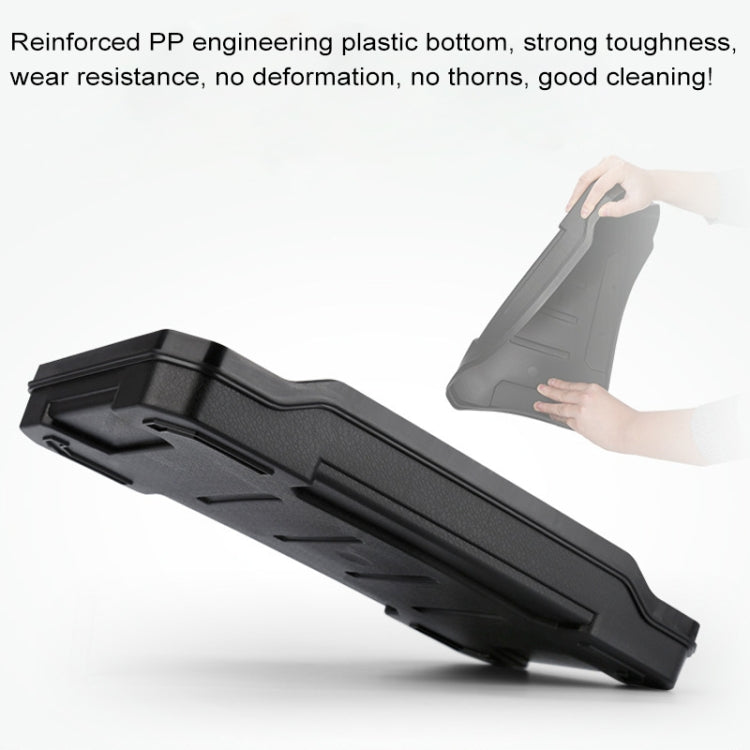 Multi-function Oxford Cloth Plastic Bottom Electrician Belt Pouch Maintenance Tools Handbag Shoulder Bag Convenient Tool Bag, Size : 13 inch