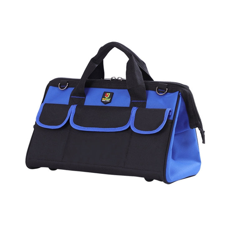 Multi-function Oxford Cloth Electrician Belt Pouch Maintenance Tools Handbag Shoulder Bag Convenient Hardware Tool Bag, Size : 14 inch