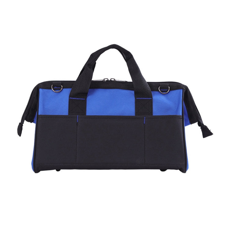 Multi-function Oxford Cloth Electrician Belt Pouch Maintenance Tools Handbag Shoulder Bag Convenient Hardware Tool Bag, Size : 14 inch
