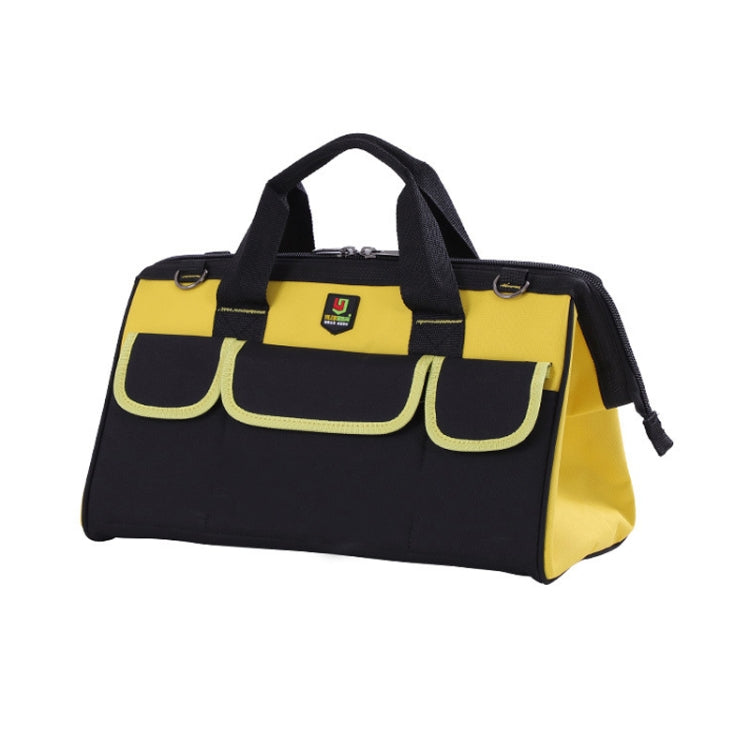 Multi-function Oxford Cloth Electrician Belt Pouch Maintenance Tools Handbag Shoulder Bag Convenient Hardware Tool Bag, Size : 14 inch