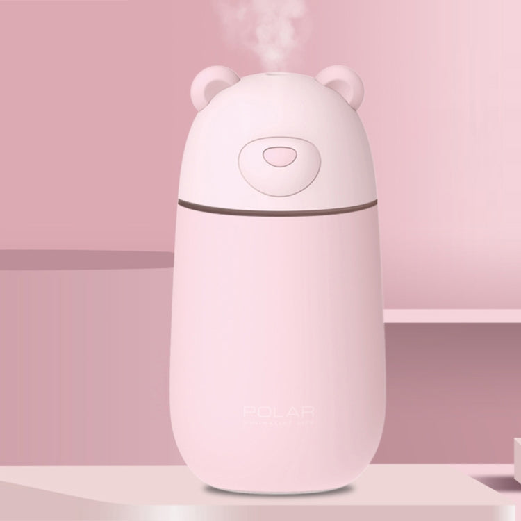 Creative Mini Portable Polar Bear Shape Mute Desktop Air Humidifier with Extended USB Port, Capacity: 320ml, DC 5V
