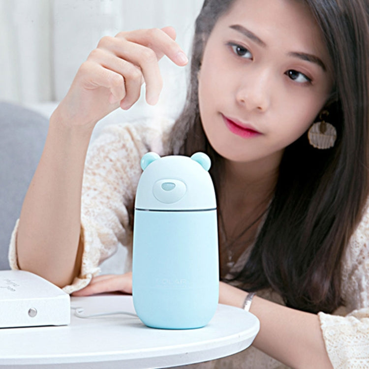 Creative Mini Portable Polar Bear Shape Mute Desktop Air Humidifier with Extended USB Port, Capacity: 320ml, DC 5V