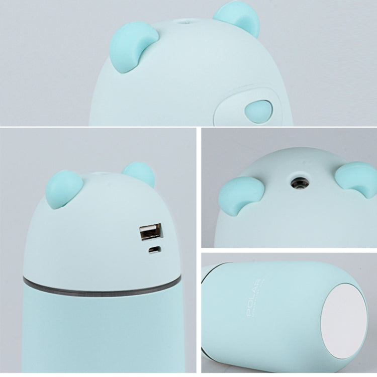 Creative Mini Portable Polar Bear Shape Mute Desktop Air Humidifier with Extended USB Port, Capacity: 320ml, DC 5V
