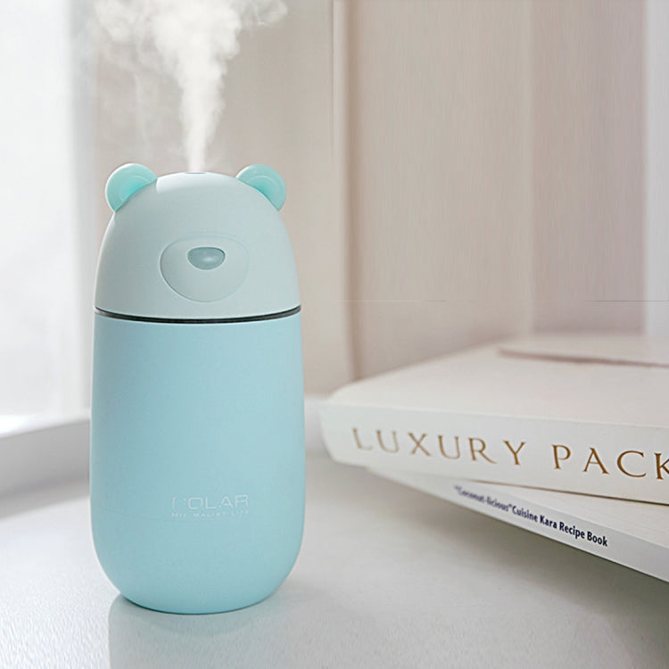 Creative Mini Portable Polar Bear Shape Mute Desktop Air Humidifier with Extended USB Port, Capacity: 320ml, DC 5V