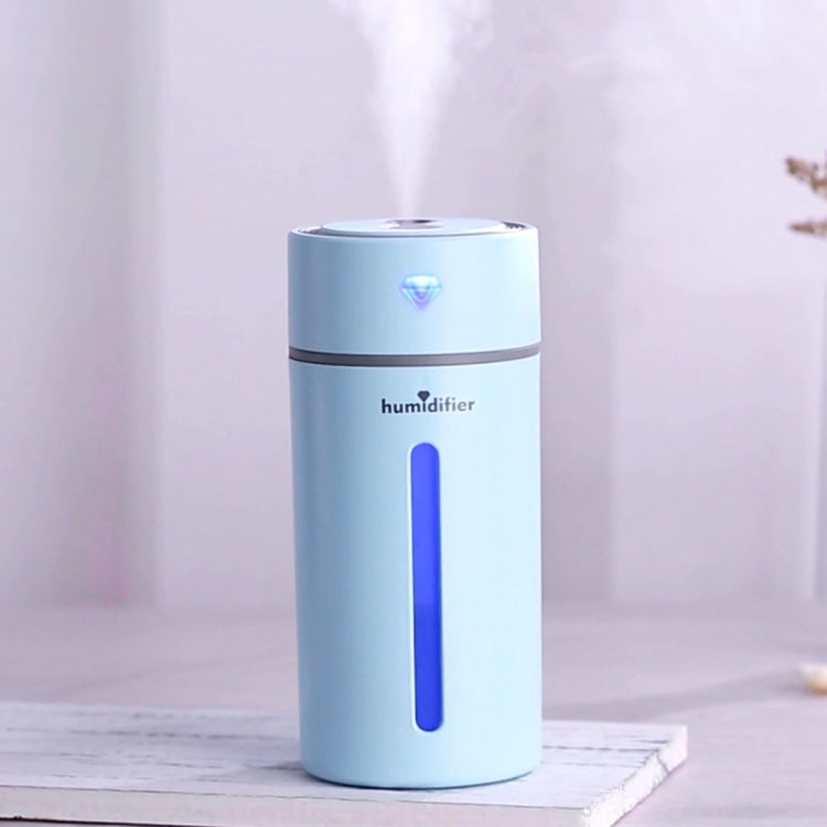 Creative Mini Diamond Portable Mute Desktop Air Humidifier with Color Night Light , Capacity: 250ml, DC 5V