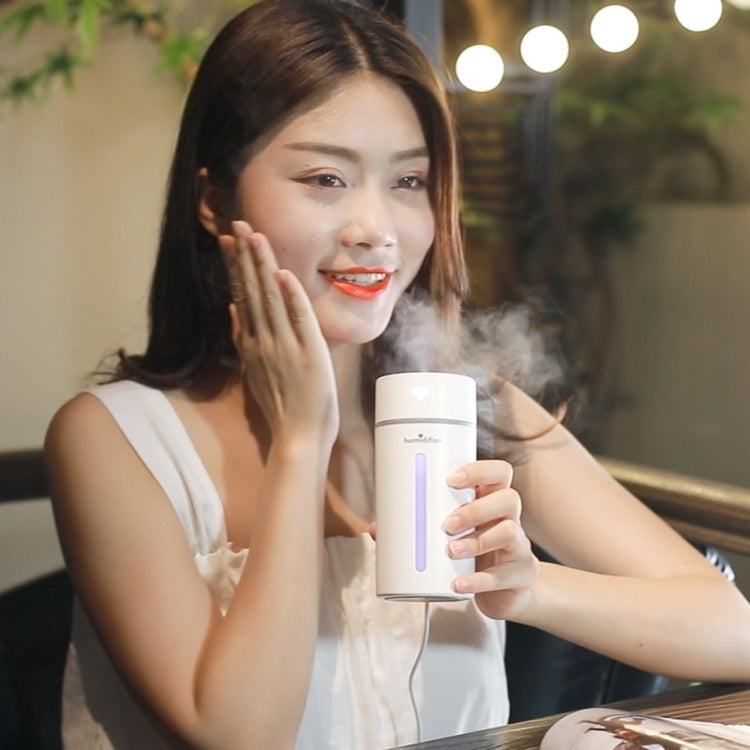 Creative Mini Diamond Portable Mute Desktop Air Humidifier with Color Night Light , Capacity: 250ml, DC 5V