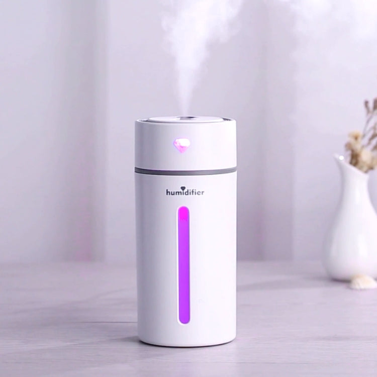 Creative Mini Diamond Portable Mute Desktop Air Humidifier with Color Night Light , Capacity: 250ml, DC 5V
