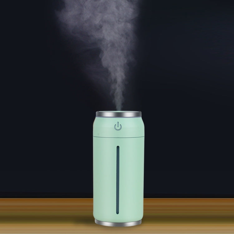 Mini Portable Misty Can Shape Mute Desktop Air Humidifier with Extended USB Port