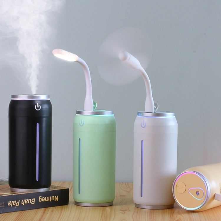 Mini Portable Misty Can Shape Mute Desktop Air Humidifier with Extended USB Port